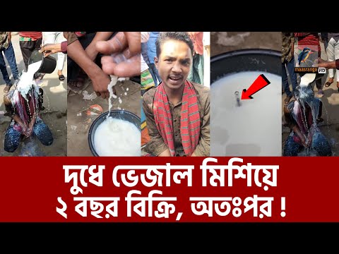 দুধে ৭০% পানি মিশিয়ে হাতেনাতে ধরা, অতঃপর | Maasranga News