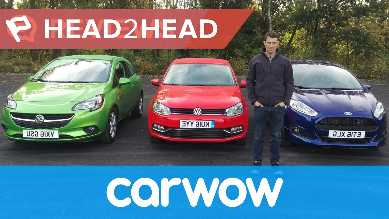 Ford Fiesta vs Volkswagen Polo vs Vauxhall Corsa 2016 review - Head2head