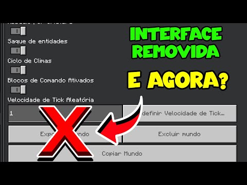 SERÁ DEFINITIVAMENTE O FIM DISSO ?! INTERFACE DE EDIÇÃO DE MUNDOS MUDOU NOVAMENTE | E AGORA ??