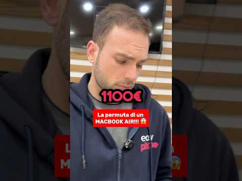 La permuta di MACBOOK AIR 😱Per acquisti contattami su WHATSAPP 0818273675 📲#funny #apple #macbook