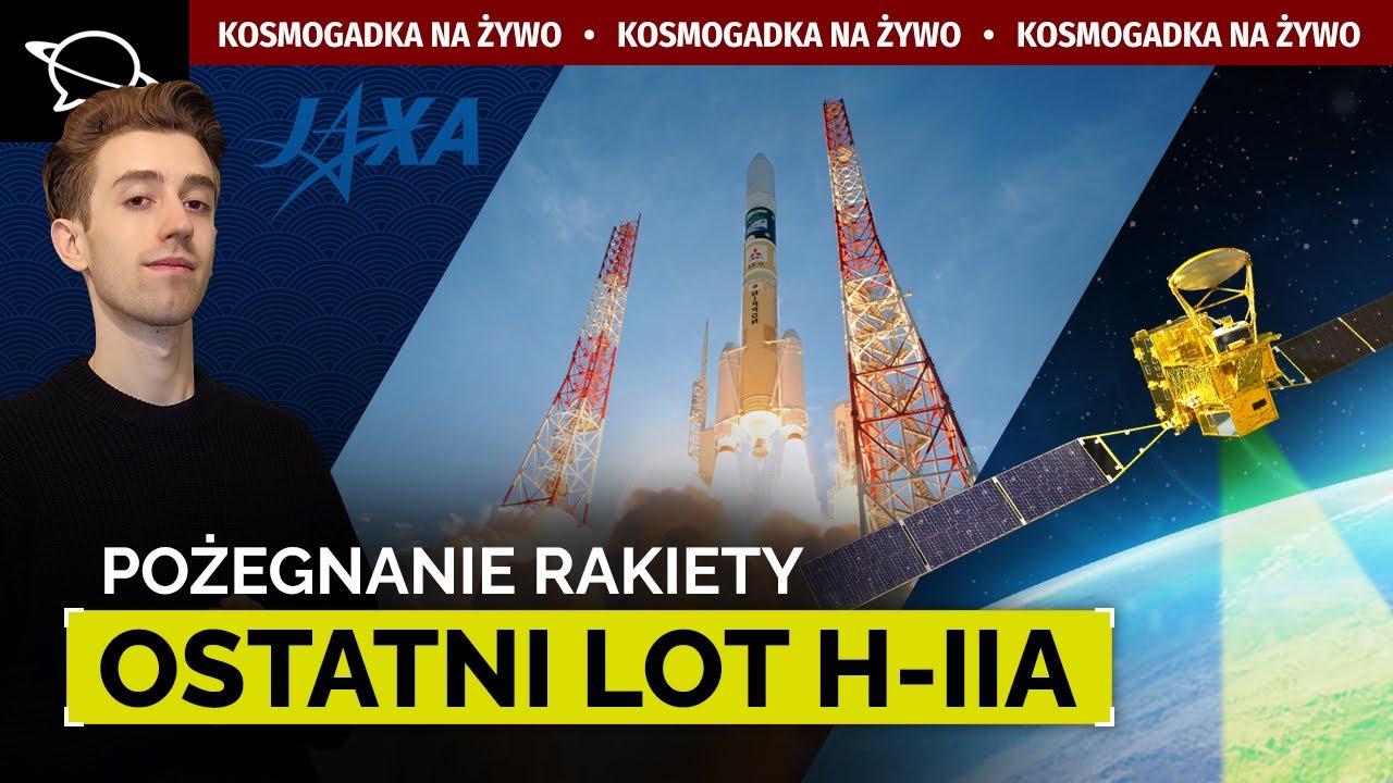 🔴 Oglądamy OSTATNI start rakiety H-IIA! | GOSAT-GW