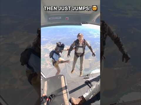 Just Tom Cruise Casually Jumping Out of a Helicopter... Standard. 😎 | Reel Talk 🎞️