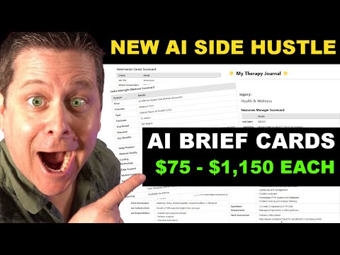 I Used Ai To Make Brief Cards And Got Paid! [$97,312 So Far]