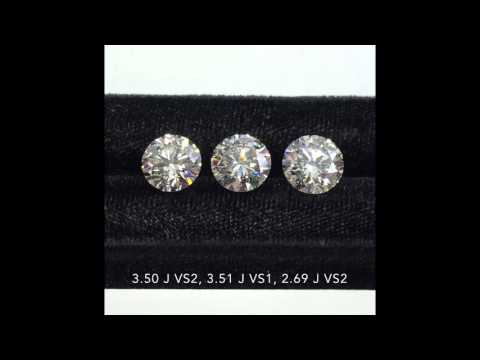 Rounds 3.50 ct Size Range