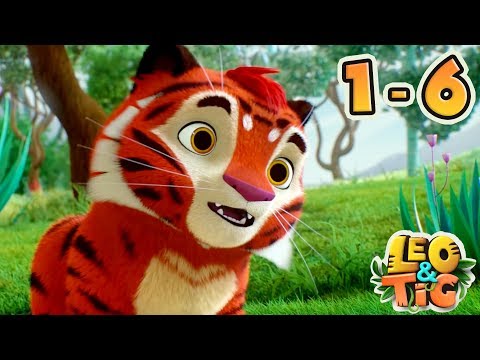 Leo and Tig - Full episodes collection (1-6) - Good Animated Movies for kids   Moolt Kids Toons