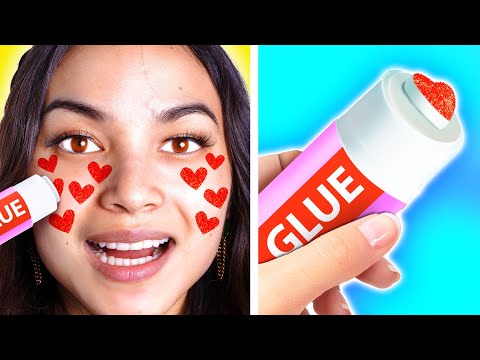 WEIRD & FUNNY WAYS TO SNEAK MAKEUP INTO CLASS | HOW TO SNEAK MAKEUP  TO SCHOOL BY CRAFTY HACKS PLUS