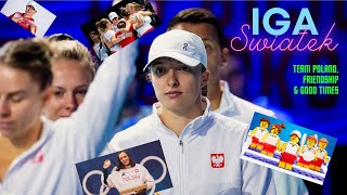 IGA SWIATEK - Team Poland, friendship & good times 🇵🇱 ❤️  (‘feelslikeimfallinginlove’ - Coldplay) 🎶