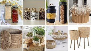 أفكار💡لديكور البيت✨ ابدعي ديكورات ومنظمات لبيتك بأقل تكلفة #craft #diy #ideas #home #افكار #برطمانات