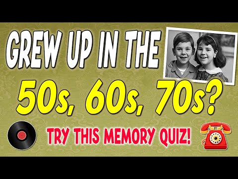Do You Still Remember 50s, 60s & 70s? | General Knowledge Quiz for Seniors