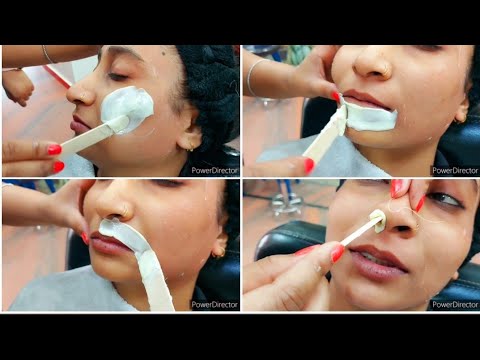 full face wax for Brazilian wax/how to remove facial hair