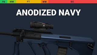 AUG Anodized Navy Wear Preview