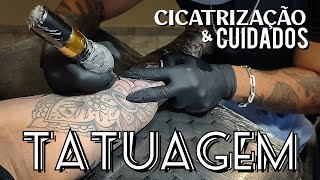 COMO CUIDO DA MINHA PELE RECÉM TATUADA 🔥🔥 CICATRIZAÇÃO E CUIDADOS PÓS TATTOO ✒️