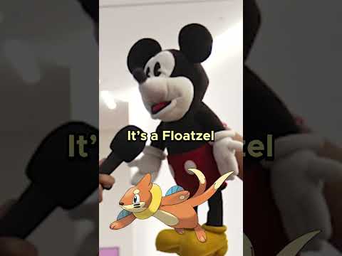 Does Mickey know Pokemon? @HassanKhadair | Who's That Pokemon #Shorts #Pokemon #whosthatpokemon