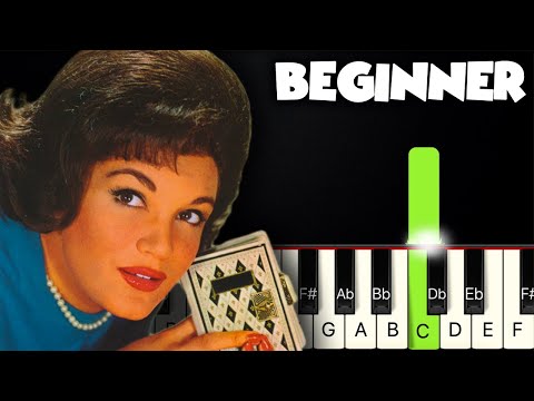 Pretty Little Baby - Connie Francis | BEGINNER PIANO TUTORIAL + SHEET MUSIC by Betacustic