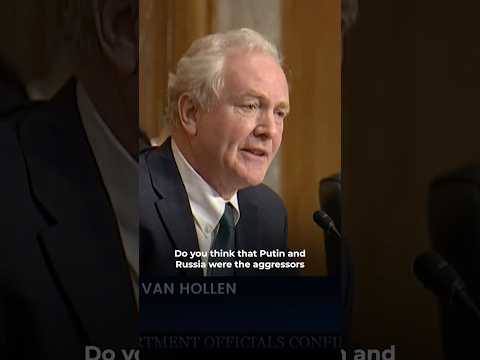 I asked Trump nominees if Russia was the aggressor in the war in Ukraine. They refused to answer.