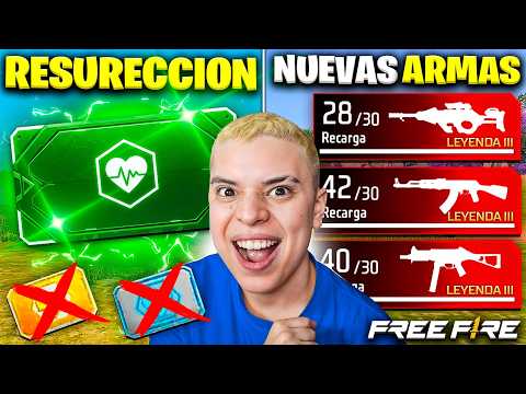 ¡NUEVA ULTRA RESURRECCIÓN Y NUEVAS ARMAS EN FREE FIRE! 🔥 ( TODA LA ACTUALIZACION ) 🔥