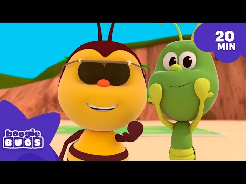 Summer is here | Let's Go To The Beach 🐞(20 Min) | Boogie Bugs Songs Compilation