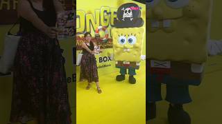 Having a sea-riously good time with SpongeBob at his new movie! 🧽🏴‍☠️🌊 #SpongeBobMovie #spongebob