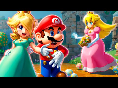 Mario & Peach Sad Love Story - Rosalina Pregnant Mario's Child - Mario in Brookhaven 🏡RP