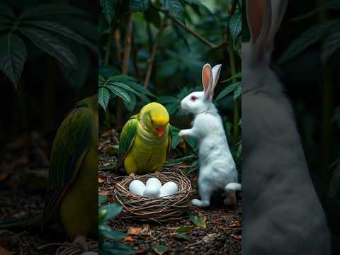 खरगोश और तोते का अंडा #vairl #new #parrot #rabbit #story