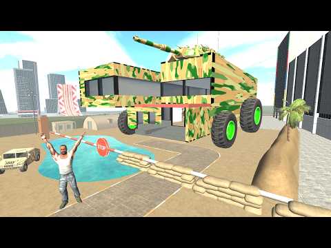 Franklin Change House to Army Tank in Indian Bike Driving 3D | GTA 5