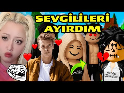 🔥 Sevgili Grubuna Sızdım ve Ayırdım TROLLEDİM 😎💔Roblox Brookhaven!