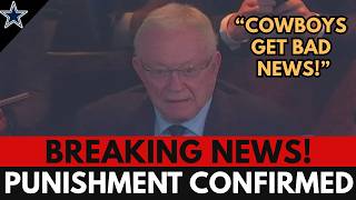 🚨 HAPPENED NOW: NFL Makes Last-Second Decision on COWBOYS Punishment!