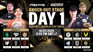 [ENGLISH] ESPORTS WORLD CUP | KNOCKOUT STAGE DAY 1