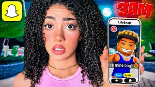 I Became A BADDIE On Roblox SNAPCHAT…*GONE WRONG*