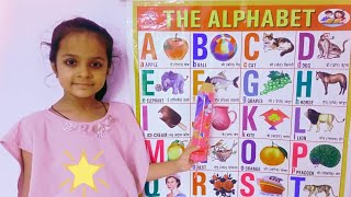 a for apple 🍎 b for ball 🏀 c for cat 😺 d for dog 🐕 e for elephant 🐘#abcd #aforapple