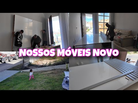 CHEGOU NOSSO RACK EO BUFEET NOVO |JÁ COMEÇOU A MONTAGEM |OLHA COMO ESTA FICANDO+ FUI NA EMERGÊNCIA