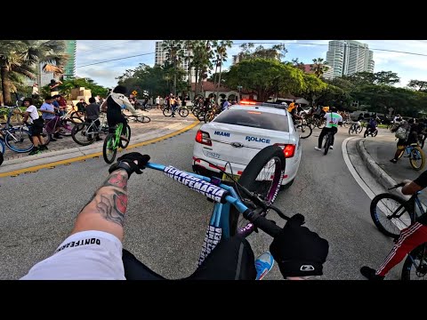 MIAMI BIGGEST PEDAL BIKE RIDEOUT!! *MLK24*