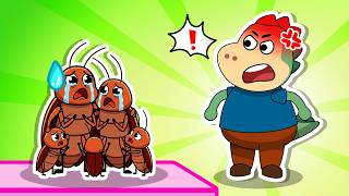 🚨 Daddy vs Cockroaches 🏠 Can Sparkle Fix the Bug Chaos? 🧼 Fire Spike Kids Stories