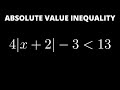 Absolute Value Inequalities and Intervals