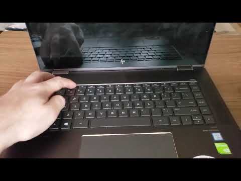 hp spectre touchpad not working