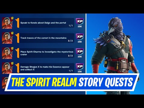 Fortnite Complete Story Quests - How to EASILY Complete The Spirit Realm Story Quests