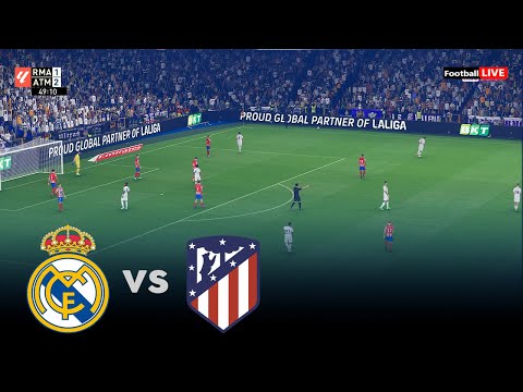 Real Madrid vs Atletico Madrid | La Liga 24/25 | Full Match All Goals | eFootball PES Gameplay