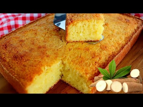 BOLO DE MANDIOCA DELICIOSO