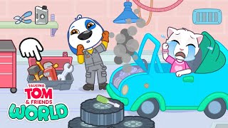 Fix It Up! 🔧🚗 Talking Tom & Friends: World Car Workshop Gameplay