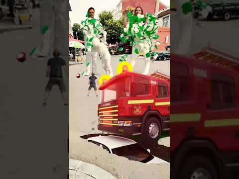 Fire engine n ambulance | Special effects | 3d animation | future technology imagination