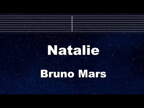 Practice Karaoke♬ Natalie – Bruno Mars 【With Guide Melody】 Instrumental, Lyric, BGM