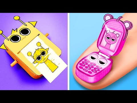 Sprunki Phone or Sprunki Printer? 📱🖨️✨ Fun DIY Paper Crafts