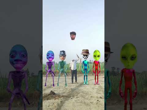 Kamariya dole dole song dancing siren vs Dame tu cosita alien & me - head matching #shorts