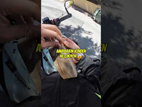 BİR BALYA 💵 KURYE NE YAPTI ? 😱 #motor #djiosmoaction4 #motovlog #moto #vlog