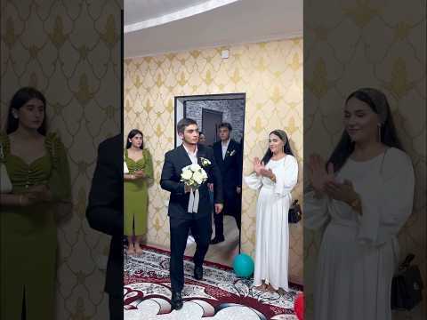 Жених и невеста впервые такое народ был взволнован ✅ #свадьба #обряды #wedding #той #love #жених