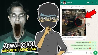 MOBIL POLISI BRIMOB TERKUTUK JAM 03:00 PAGI