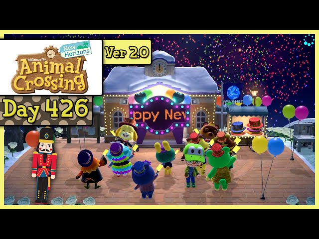 Animal Crossing: New Horizons - Day 426 - A Very Tired New Year, Indeed!