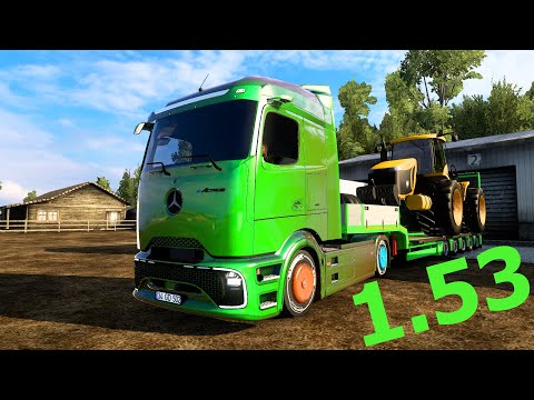 LIVEหัวลากทรงอีวีMercedesBenzActrosMP6ETS2mod1.53