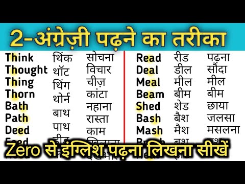 Part 2, English Spelling Rules| अंग्रेज़ी पढ़ने का तरीका| English book padhna kaise sikhe।