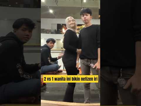 viral 2 VS 1 wanita cantik ini bikin netizen iri #shortvideo #pengantin #views